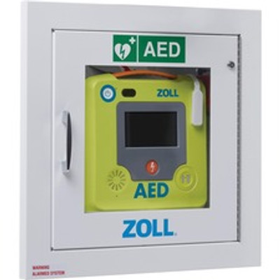 ZOLL Medical AED 3 Recessed Wall Cabinet - 14" Width x 1.5" Depth x 14" Height - Wall Mountable, Recessed - Green