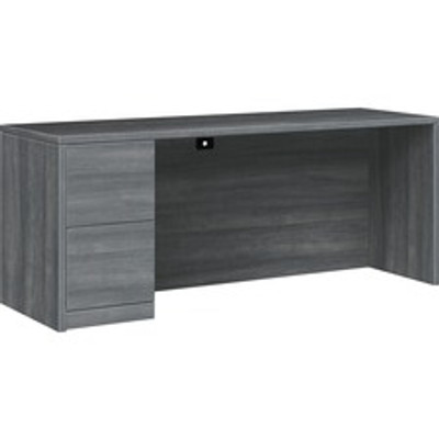 HON 10500 H105904L Pedestal Credenza - 29.5" Height x 72" Width x 24" Depth - 2 x File Drawer(s)Left Side - Finish: Sterling Ash - 1 Each