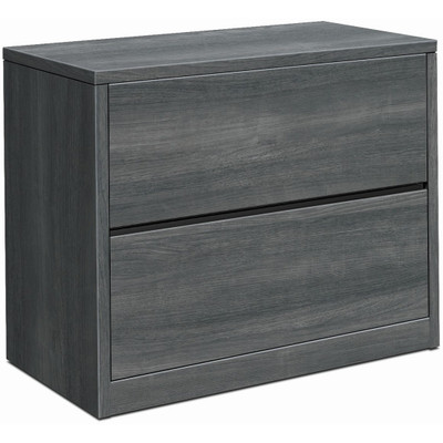 HON 10500 H10563 Lateral File - 29.5" Height x 36" Width x 20" Depth - 2 - Finish: Sterling Ash - 1 Each