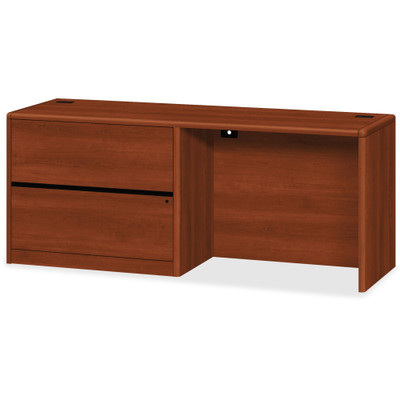 HON 10700 H10748L Credenza - 29.5" Height x 72" Width x 24" DepthLeft Side - Waterfall Edge