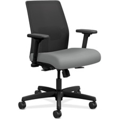 HON Ignition 2.0 Chair - Frost Seat Color - Fabric Seat Material - Black Back Color - Mesh Back Material - Black Frame Color - Frost - 1 Each
