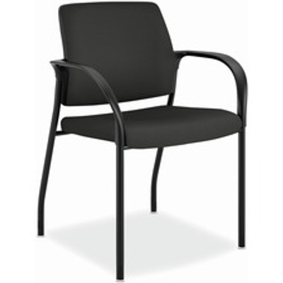 HON Ignition Chair - Iron Ore Back Color - Fabric Back Material - Black Frame Color - Steel Frame Material - Iron Ore - Armrest - 1 Each