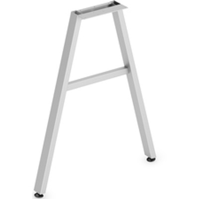 HON Mod HLPLLEG24A Worksurface A-Leg - x 24" Width - Finish: Silver - 1 Each