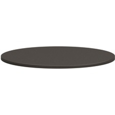 HON Mod HLPLTBL42RND Conference Table Top - 42" Diameter - Finish: Slate Teak - 1 Each