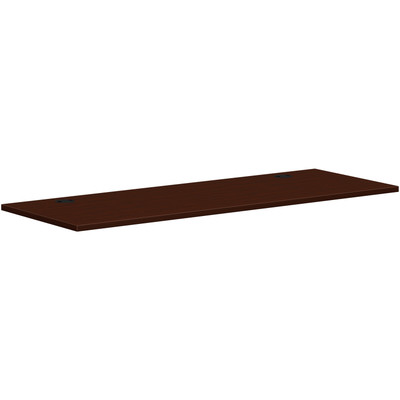 HON Mod HLPLRW6624 Work Surface - x 66" Width x 24" Depth - Finish: Traditional Mahogany, Laminate - 1 Each
