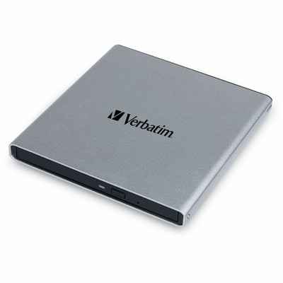 Verbatim Portable Blu-ray Writer - External - BD-R/RE Support - 24x CD Write - 6x BD Write - 8x DVD Write - USB 3.2 Gen 1