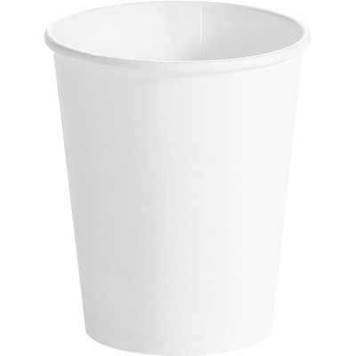 Huhtamaki 8 oz Single-Wall Hot Cups - 8 fl oz - White - Paper, Polystyrene, Paperboard - Hot Drink, Beverage - 50/Bag - 20 / Carton - TAA Compliant