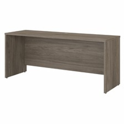 Bush Business Furniture Office 500 Collection Desk - 29.8" Height x 71.1" Width x 23.4" Length - Finish: Modern Hickory, Thermofused Laminate (TFL) - 1 Each