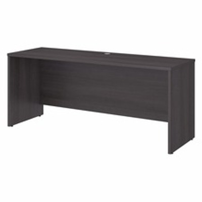 Bush Business Furniture Office 500 Storm Gray Desk - 29.8" Height x 71.1" Width x 23.4" Length - Finish: Storm Gray, Thermofused Laminate (TFL) - 1 Each