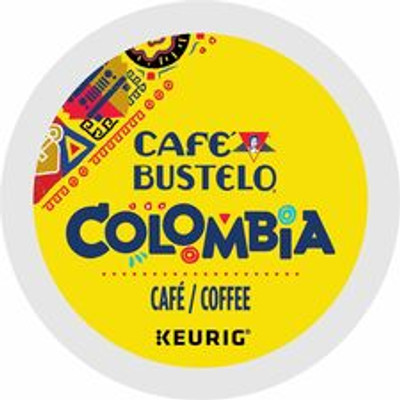 Caf&eacute; Bustelo&reg; K-Cup Colombia Coffee - Compatible with Keurig Brewer - Medium - K-Cup - Columbian - 24 / Box