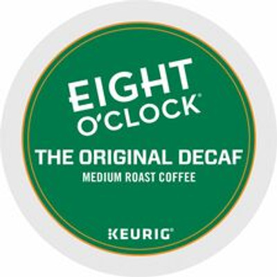 Eight O'Clock&reg; K-Cup The Original Decaf Coffee - Compatible with Keurig Brewer - Medium - K-Cup - Arabica - 24/Box - 4 / Carton