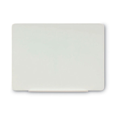 Magnetic Glass Dry Erase Board, 48 X 36, Opaque White
