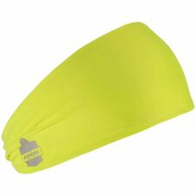 Ergodyne 6634 Cooling Headbands - One Size - Lime - Knit, Fabric - 1 Each