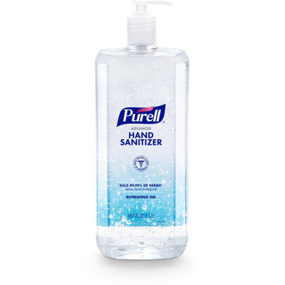PURELL Advanced Hand Sanitizer Gel - 1.59 quart - Pump Bottle Dispenser - Kill Germs - Hand, Reception, Classroom, Outdoor, Medical - Clear - Paraben-free, Phthalate-free, Preservative-free, Anti-irritant - 1 Each