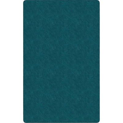 Flagship Carpets Amerisoft Solid Color Rug - 12 ft Length x 90" Width - Rectangle - Marine Blue - Nylon, Polyester