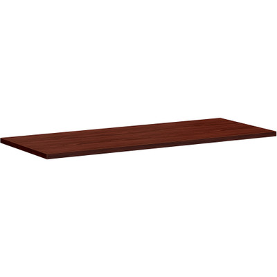 HON Motivate Tabletop - x 1.1" Thickness Top, 60" Width x 24" Depth - Mahogany Table Top - Durable - For Office - 1 Each