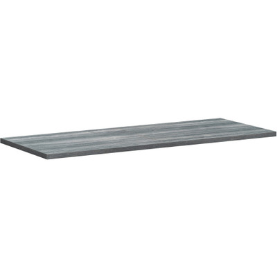 HON Motivate Tabletop - x 1.1" Thickness Top, 60" Width x 24" Depth - Sterling Ash Table Top - Durable - For Office - 1 Each