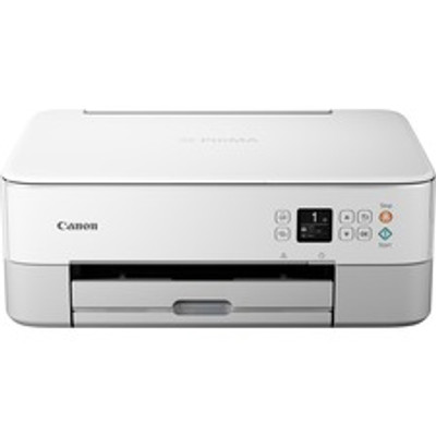 Canon TS6420WH Wireless Inkjet Multifunction Printer - Color - White - Copier/Printer/Scanner - 4800 x 1200 dpi Print - Automatic Duplex Print - Color Scanner - Wireless LAN - Wireless PictBridge - USB - For Photo Print - 1 Each