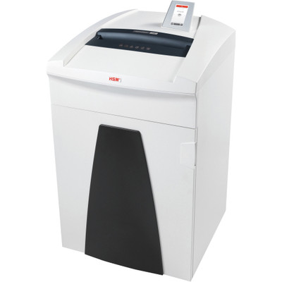 HSM Securio P36i Strip Cut Shredder - Continuous Shredder - Strip Cut - 49 Per Pass - for shredding Staples, Credit Card, Paper Clip, Store Card, CD, DVD - 0.250" Shred Size - 38.30 gal Wastebin Capacity - White - TAA Compliant