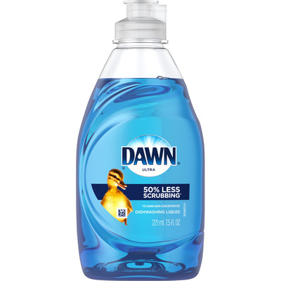 Dawn Ultra Dish Liquid Soap - Concentrate - 7.5 fl oz (0.2 quart) - Original Scent - Blue - 18 / Carton