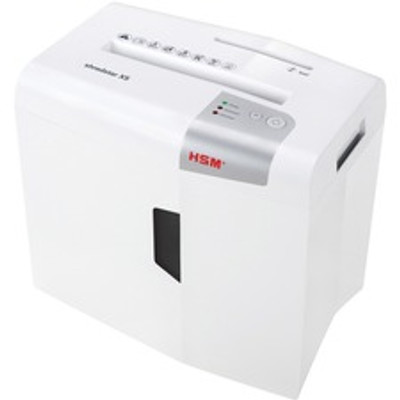 HSM shredstar X5 Cross Cut Shredder - Cross Cut - 5 Per Pass - for shredding CD, DVD, Paper - P-4 - 4.80 gal Wastebin Capacity - White
