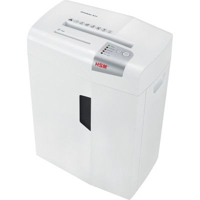 HSM shredstar X17 Cross Cut Shredder - Cross Cut - 17 Per Pass - for shredding Paper, CD, DVD - P-4 - 6.90 gal Wastebin Capacity - White