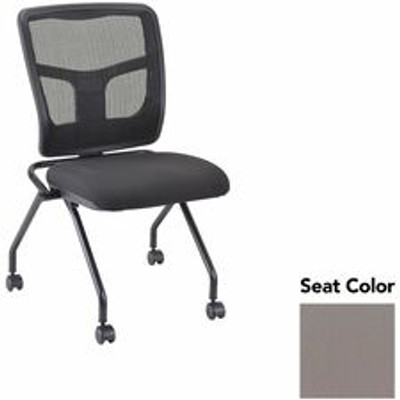 Lorell Training Room Guest Chairs - Insight Fossil Seat Color - Insight Fabric, Polyester Seat Material - Black Back Color - Powder Coated Frame Color - Metal Frame Material - Four-legged Base - 2 / Carton