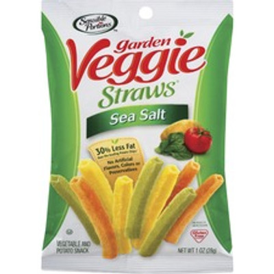 Sensible Portions Sea Salt Garden Veggie Straws Snack - Gluten-free, Non-GMO, No Artificial Flavor, Preservative-free - Crunchy, Sea Salt - 1 oz - 24 / Carton
