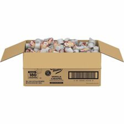 Coffee mate Vanilla Caramel Nondairy Liquid Creamer Singles - Vanilla Caramel Flavor - 0.38 fl oz (11 mL) - 180 / Carton