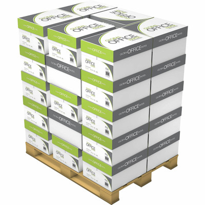 Global Office Premium Multipurpose Paper - 96 Brightness - 8 1/2" x 14" - White - 500 Sheets per Ream - 300 / Pallet