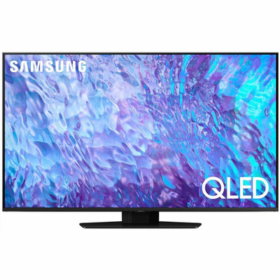 Samsung Q80C QN50Q80CAF 49.5" Smart LED-LCD TV 2023 - 4K UHDTV - Titan Black - HLG, HDR10+, Quantum HDR+ - Quantum Dot LED Backlight - Bixby, Alexa, Google Assistant Supported - 3840 x 2160 Resolution