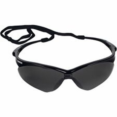 Kleenguard V30 Nemesis Safety Eyewear - Recommended for: Workplace, Home - UVA, UVB, UVC Protection - Polycarbonate - Durable, Lightweight, Wraparound Frame, Anti-fog, Flexible, Soft, Neck Cord - 12/Box - 12 / Carton