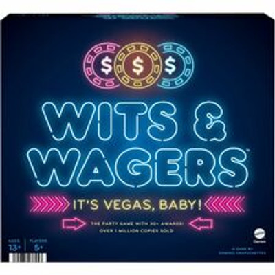 Mattel Wits & Wagers: Vegas Edition - 112 Card(s) - Fun - Party - 5 Players - 1 Each