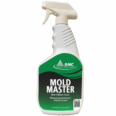 RMC Mold Master Tile/Grout Cleaner - Ready-To-Use - 32 fl oz (1 quart) - 13 pH - Easy to Use - Clear Amber - 1 Each
