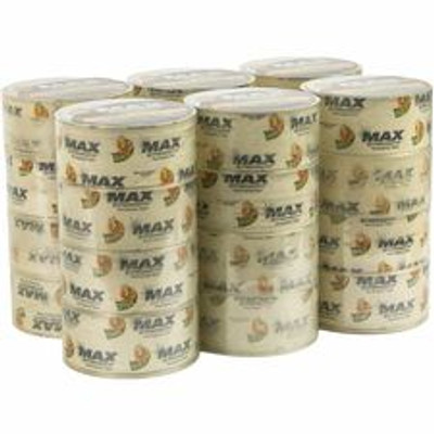 Duck Max Strength Packaging Tape - 54.60 yd Length x 1.88" Width - Clear - Damage Resistant - For Packaging, Shipping, Moving, Storage, Box, Home, Office, Project, Sealing - 24 / Pack