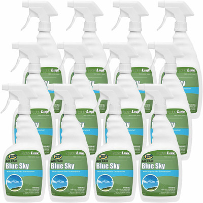 Zep Commercial Air Fair Odor Counteractant - Spray - Blue Sky, Pleasant - Odor Neutralizer, Phosphate-free, Spill Resistant - 12 / Carton