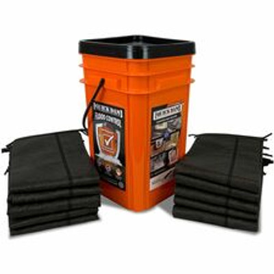 Quick Dam Grab & Go Flood Control Kit - 3.5" Height - Black - 10 / Carton