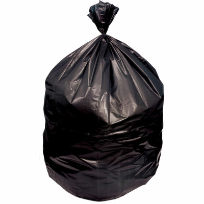 Heritage Eco Blend Max Can Liners - 55 gal Capacity - 41" Width x 53" Depth x 1.50 mil (38 Micron) Thickness - Black - Linear Low-Density Polyethylene (LLDPE), Resin - Can - Recycled - 100 / Carton