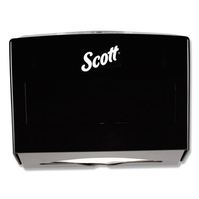 Scottfold Folded Towel Dispenser, 10.75 X 4.75 X 9, Black Scottfold Folded Towel Dispenser, 10.75 X 4.75 X 9, Black