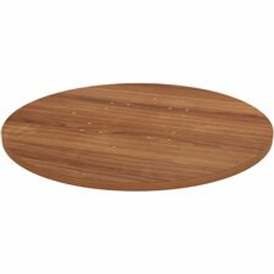 Lorell Hospitality/Conference Tabletop - x 1" Thickness x 36" Diameter - Band Edge - Walnut Table Top - For Reception Area, Conference Table, Breakroom, Lobby, Meeting, Office - 1 Each