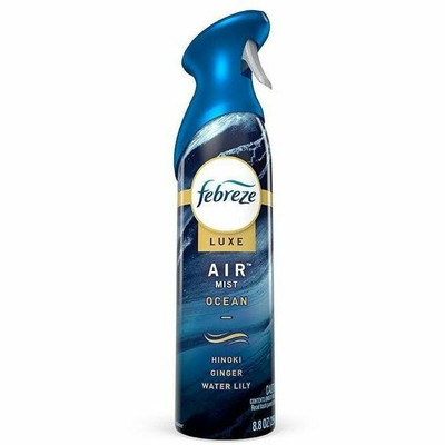 Febreze Heavy-Duty Air Freshener Spray - Spray - 8.8 fl oz (0.3 quart) - Ocean - Heavy Duty, Odor Neutralizer, VOC-free - 1