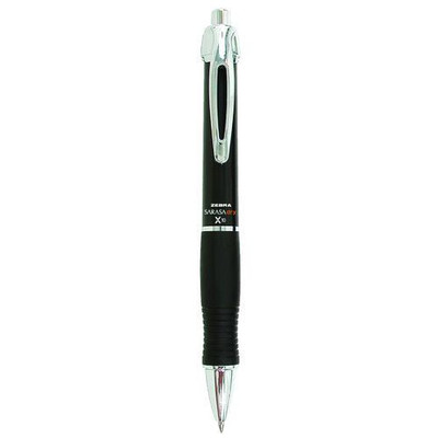 Gr8 Gel Pen, Retractable, Medium 0.7 Mm, Black Ink, Black/silver Barrel, 12/pack