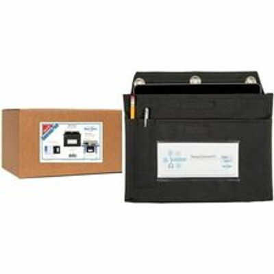 Seat Sack Tablet Taker Carrying Case (Pouch) Apple iPad Tablet - Black - 9.5" Height x 11" Width x 1" Depth - Small Size - 25/Pack - 1 / Carton