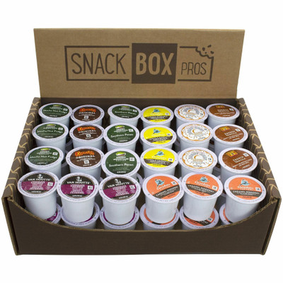 Snack Box Pros K-Cup Favorite Flavors K-Cup Assortment Box - Compatible with Keurig K-Cup Brewer - K-Cup - Kahlúa, Southern Pecan, Coconut Mocha, Assorted, Caramel Cream - 48 / Carton