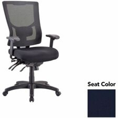 Lorell Multifunctional Mesh High-back Exec. Chair - Forte Cadet Seat Color - Mesh Back Material - High Back - 1 Each