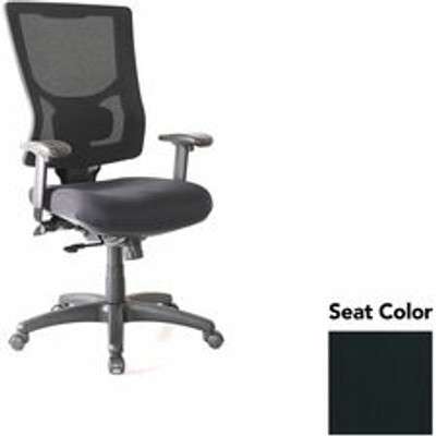 Lorell Conjure High-Back Office Chair - Dillon Black Seat Color - Mesh Back Material - High Back - Armrest - 1 Each