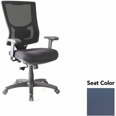 Lorell Conjure High-Back Swivel/Tilt Office Chair - Insight Periwinkle Blue Seat Color - Polyurethane Foam Seat Material - Mesh Back Material - High Back - Armrest - 1 Each