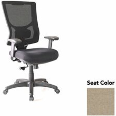 Lorell Conjure High-Back Swivel/Tilt Office Chair - Shire Travertine Seat Color - Polyurethane Foam Seat Material - Mesh Back Material - High Back - Armrest - 1 Each