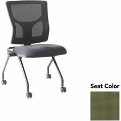 Lorell Conjure Mesh Training Chairs - Expo Leaf Seat Color - Polyurethane Foam Seat Material - Mesh Back Material - 2 / Carton