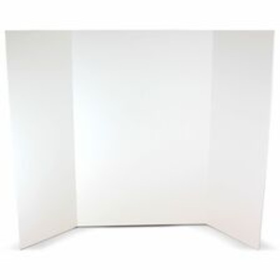 Flipside Foam Project Display Boards - 36" Board Height x 48" Board Width - Bright White Foam Surface - Durable, Smooth - 10 / Pack